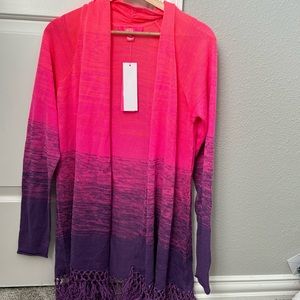 NWT Lilly Pulitzer ombré tassel cardigan